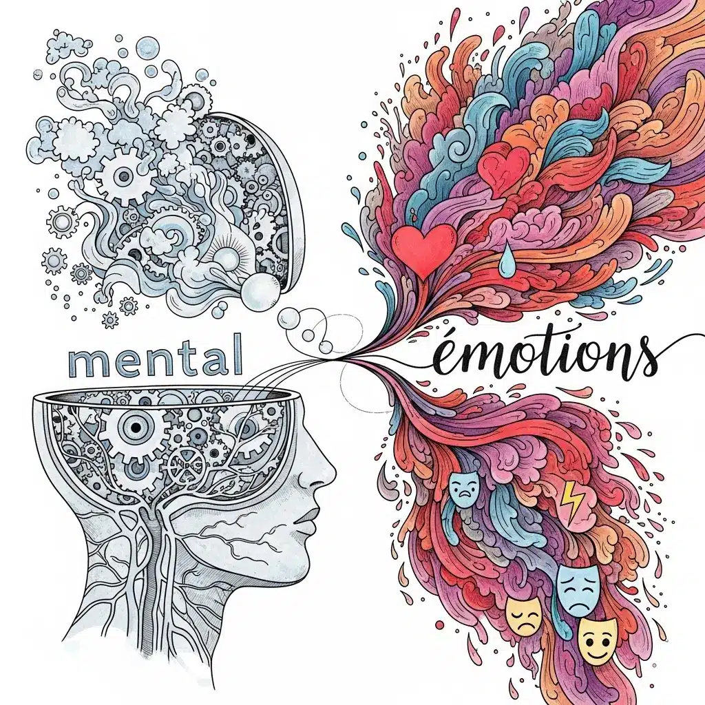 La pensée déclenche l’émotion : du mental au corps, une chaîne invisible mais implacable
